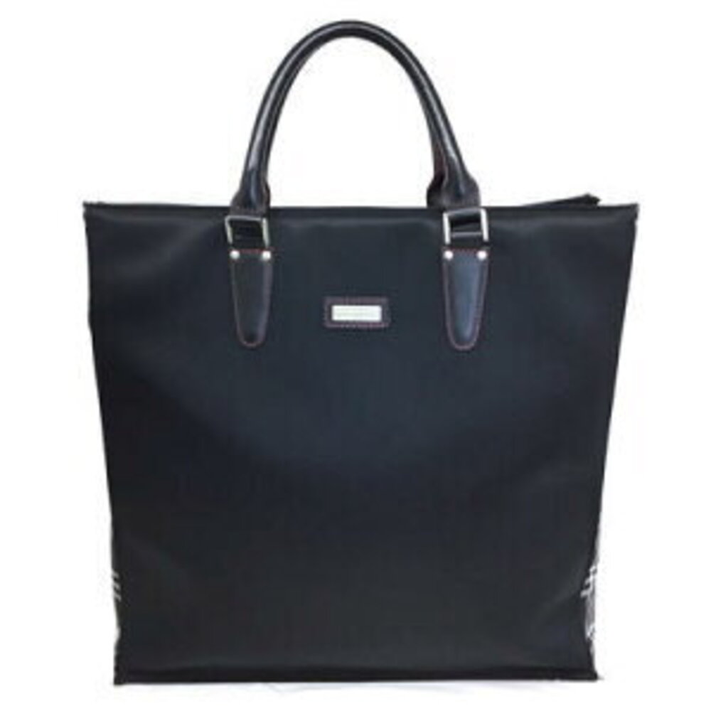 Burberry Tote Bag Business Black Check